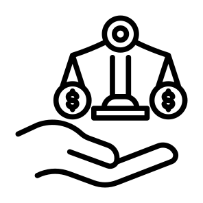 Balance, Scale, Equality, Economy, Money icon