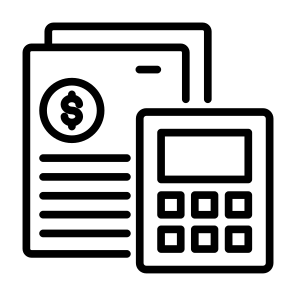 Budgeting, Money, Cost, Tax,  Expenses icon
