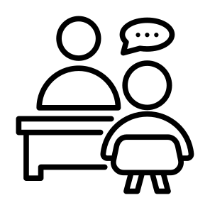 Counseling, Talk, Meeting, Communications, Discussion icon