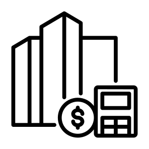 Establish, Calculator, Company, Budget,  Agency icon