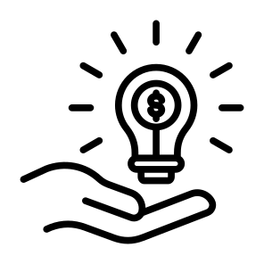 Money Management, Money, Idea, Solution, Idea icon