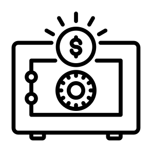 Private, Money, Security, Safe, Vault icon