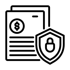 Security, Document, Secure, Invoice, Income Statement icon
