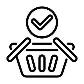 Checkout, Payment, Purchase, Order, Shopping, Basket , Ecommerce icon