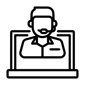 Customer Service Agent,  Call, Mobile Phone, Support, Call Center Agent, Ecommerce icon