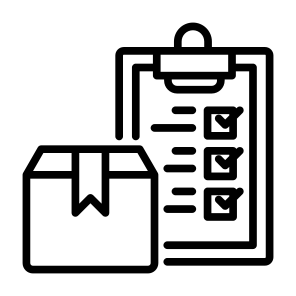 Package, Box, Order, Checklist, Packing List icon