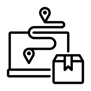 Shipment, Location, Delivery, Map Location, Online Tracking, Shipping icon