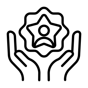 Customer Loyalty, Stars, Client, Rating, Reward Points icon