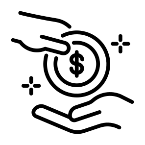 Incentive, Hand, Salary,  Benefit, Payment icon