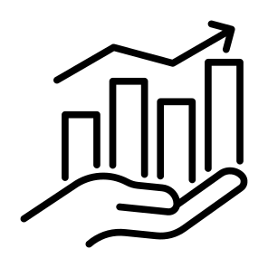 Investment, Money, Growth, Profit, Salary icon