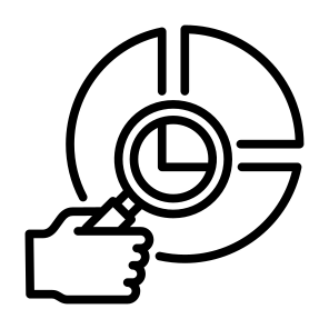 Marketing Analysis, Statistics, Analysis, Research, Analytics icon