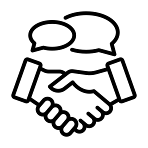 Negotiation, Meeting, Deal, Agreement,  Handshake icon
