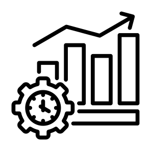 Productivity,  Increase, Timetable, Growth, Efficiency icon