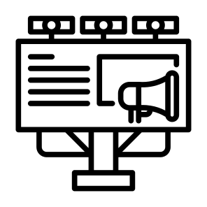 Billboard Marketing, Billboard, Marketing, Promotion, Advertising, Poster icon
