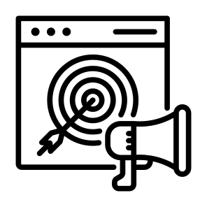 Marketing Strategy, Digital Marketing, Strategy, Targeting, Promotion icon
