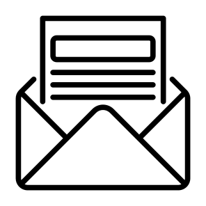 Newsletter, Email, Message, Information, Communications, Envelope icon