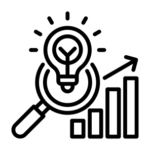 Research And Development, Research, Data Analytics, Pestel, Report, Business icon