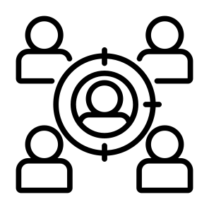 Target Audience, Targeting, Target,  Audience, Marketing, Customer icon
