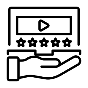 Video Rating, Video, Star, Ratings, Reviews, Feedback icon