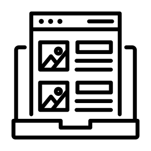 Web Content, Website, Article, Content, Table Content, Blog icon