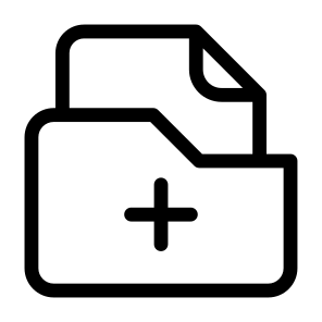 Add Folders, New Folder, Document, Files And Folders, File Storage, Ui, Data Storage, Archive, Add icon