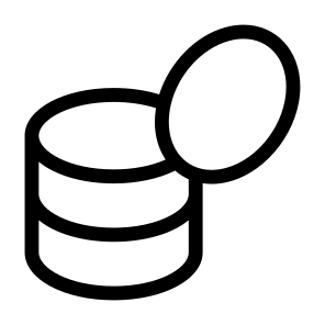 Coins, Money, Cash, Stack, Cost, Currency, Business And Finance, Business icon