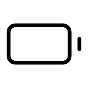 Empty Battery, Battery, Empty, Battery Level, Battery Status, Energy Storage, Technology icon