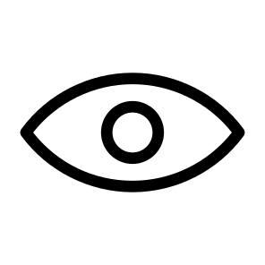 Eye, Eye Password, Insight, Hide, See, Ui, Show, Visible, View, Interface icon