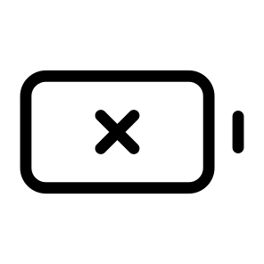 Low Battery, Empty Battery, Battery, Empty, Low, Battery Level, Battery Status, Energy Storage, Technology icon