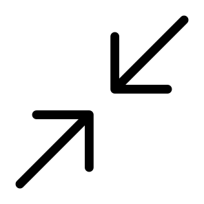 Minimize, Mini, Media, Resize, Screen, Multimedia Option, Orientation, Interface, Direction icon