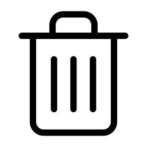 Trash Bin, Ui, Trash Can, Trash, Office, Work, Remove, Delete, Ui icon