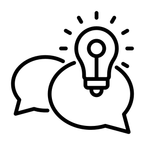 Advice, Speech Bubble, Communications, Idea, Tips  icon