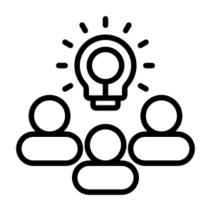 Brainstroming, Professionals, Teamwork, Creative Team, Brainstorm  icon