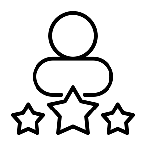 Experience, People, Rating, Feedback, Customer Experience   icon