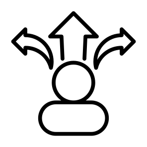 Guidance, People, Direction, Guidance Arrow, Choice icon