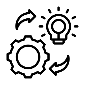 Implement, Idea, Process, Innovation, Implementation  icon