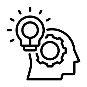 Potential, Smart, Intelligence, Solution, Experience icon