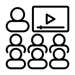 Training, Video Lesson, Video Training, People, Presentation icon