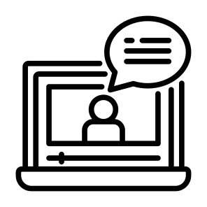 Tutorial, Communications, Lesson, Live Streaming, Online Video  icon