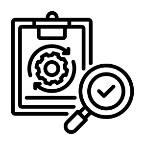 Controlling, Process, Audit, Inspection, Quality Control icon