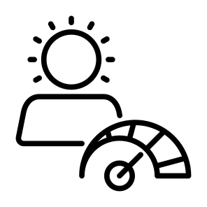 Over Confidence, User, Indicator, Performance, Level icon