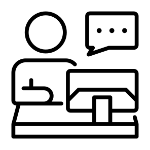 Consulting, Talk, Speech, User, Communications, Services icon