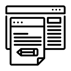 Content Writing, Web, Blog, Pencil, Copywriting,  icon