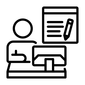 Copywriter, Writer, Content, User, Pencil icon