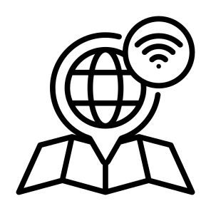 Wireless Network, Global, Job, Placeholder, Maps And Location  icon