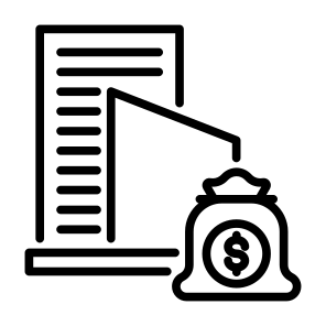 Assets, Property, Real Estate, Money, Financial, Building  icon