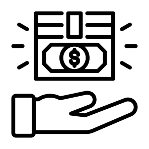 Cash Payment, Cash, Payment, Income, Salary, Money icon