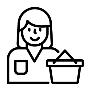 Consumer, User, Buyer, Shopping, Shopping Bag, Basket icon