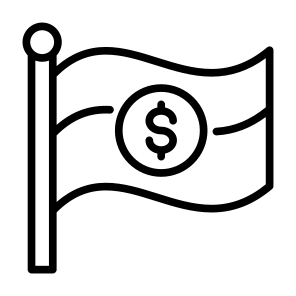 Economy Flag, Flag, Economy, Money, Finance, Business, National icon
