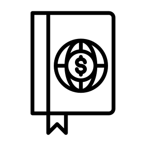 Finance Book, Finance, Book, Economics, Education, Book Money icon